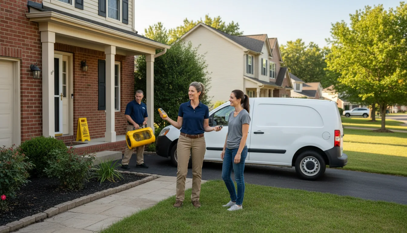 Residential water damage restoration in Cassville, NY